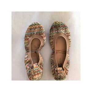 Yosi Samra Women’s Size 11 Foldable Flats Ballet Flats Multicolor
